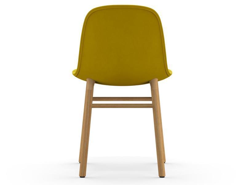 FORM CHAIR WOOD BASE FULL UPHOLSTERY