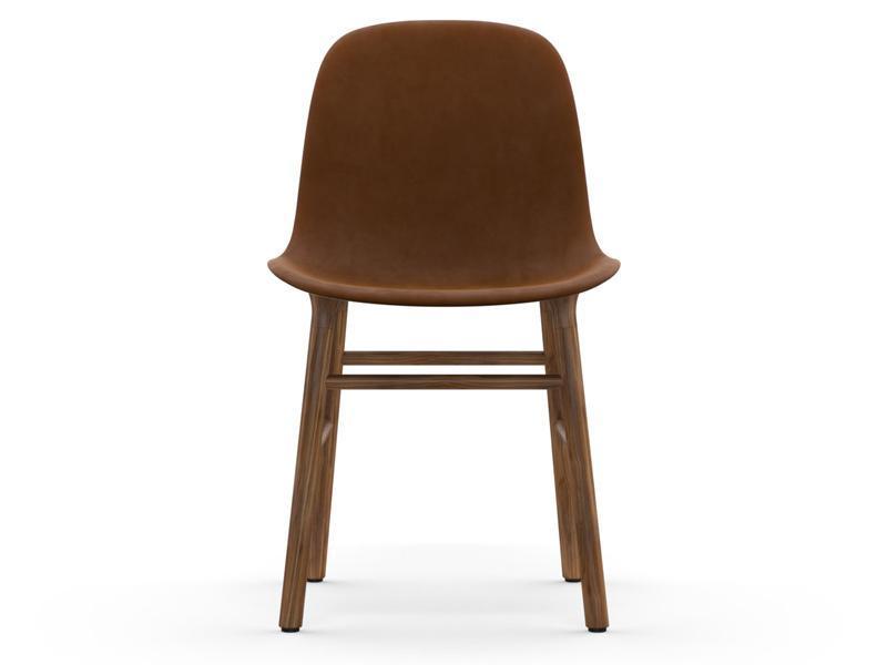 FORM CHAIR WOOD BASE FULL UPHOLSTERY