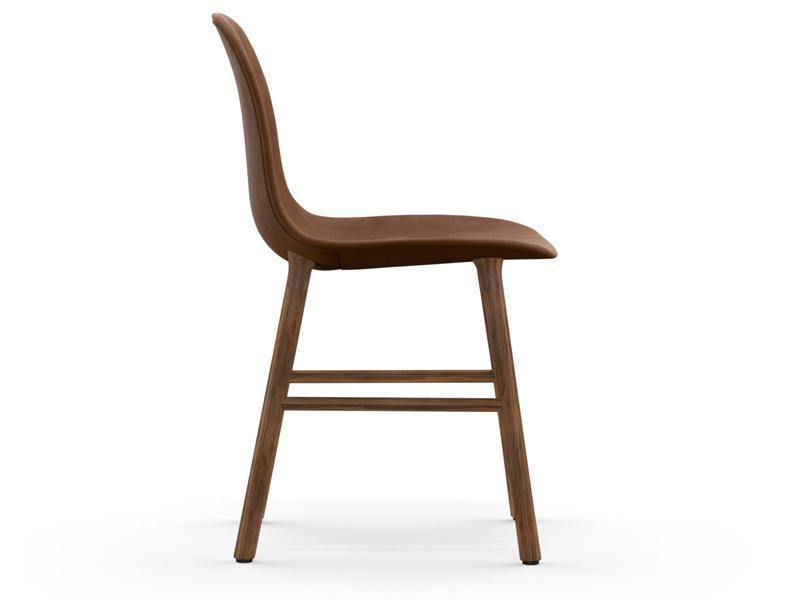 FORM CHAIR WOOD BASE FULL UPHOLSTERY