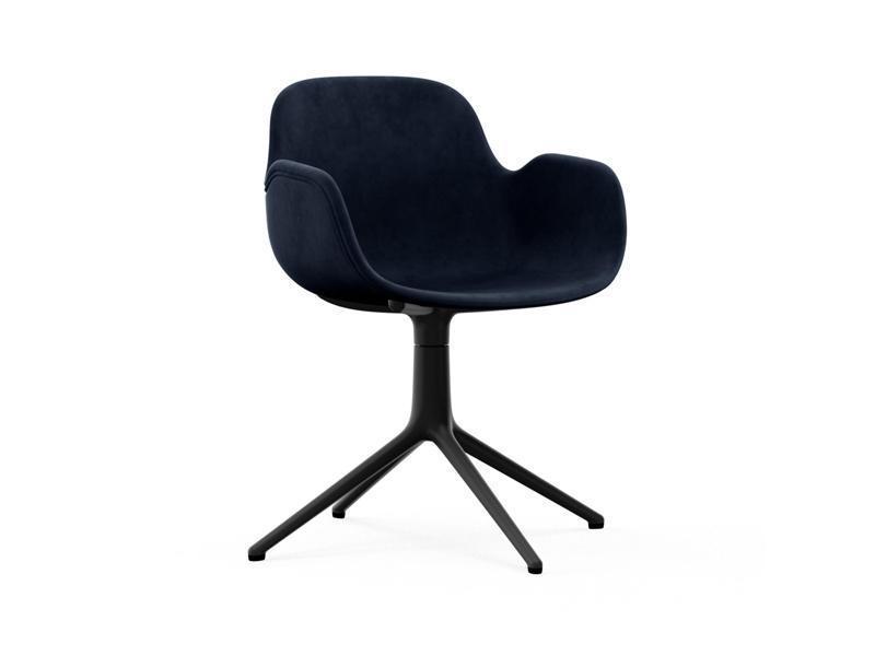 FORM ARMCHAIR 4L SWIVEL BASE FULL UPHOLSTERY