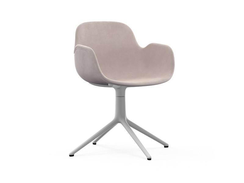 FORM ARMCHAIR 4L SWIVEL BASE FULL UPHOLSTERY