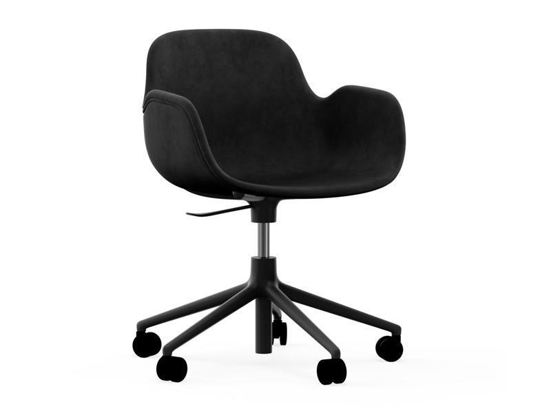 FORM ARMCHAIR 5W GASLIFT SWIVEL BASE FULL UPHOLSTERY