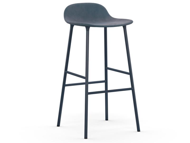 FORM BARSTOOL STEEL BASE FULL UPHOLSTERY