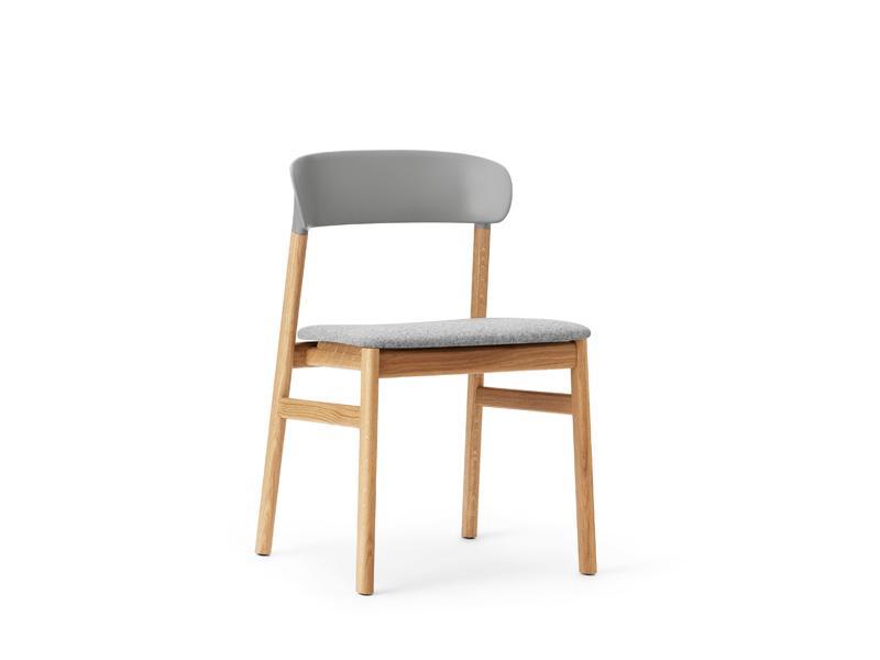 HERIT CHAIR WOOD BASE UPHOLSTERY