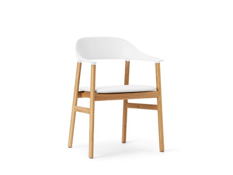 HERIT ARMCHAIR WOOD BASE UPHOLSTERY