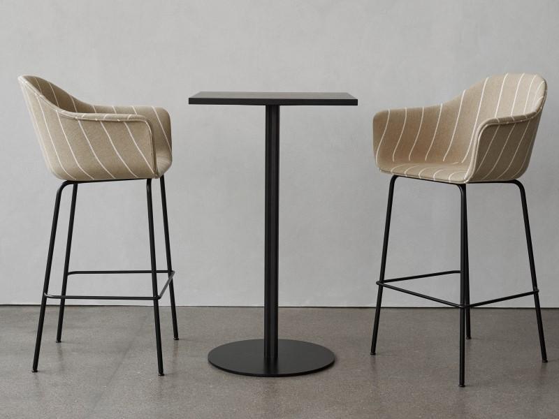 Harbour Dining Bar Chair Steel Base Full Upholstery MENU-9343001