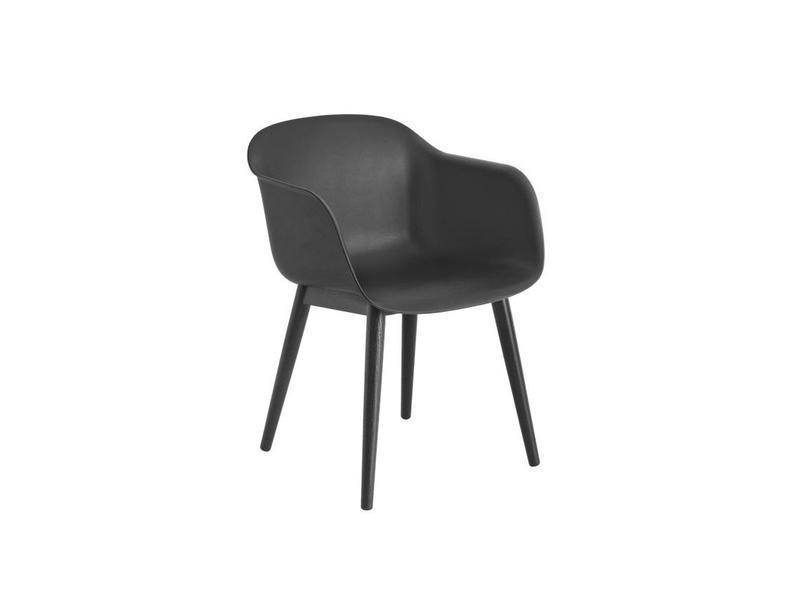 FIBER ARMCHAIR WOOD BASE