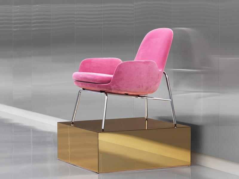 ERA LOUNGE CHAIR LOW STEEL BASE