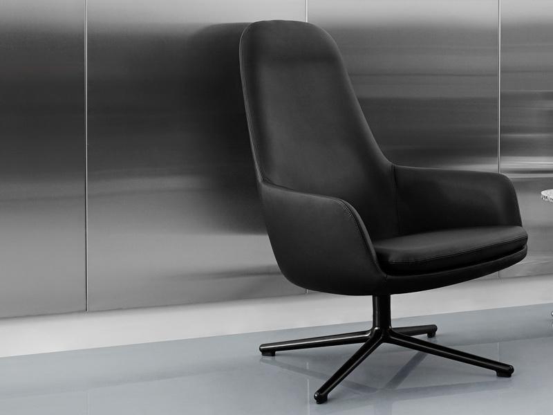 ERA LOUNGE CHAIR HIGH SWIVEL BASE