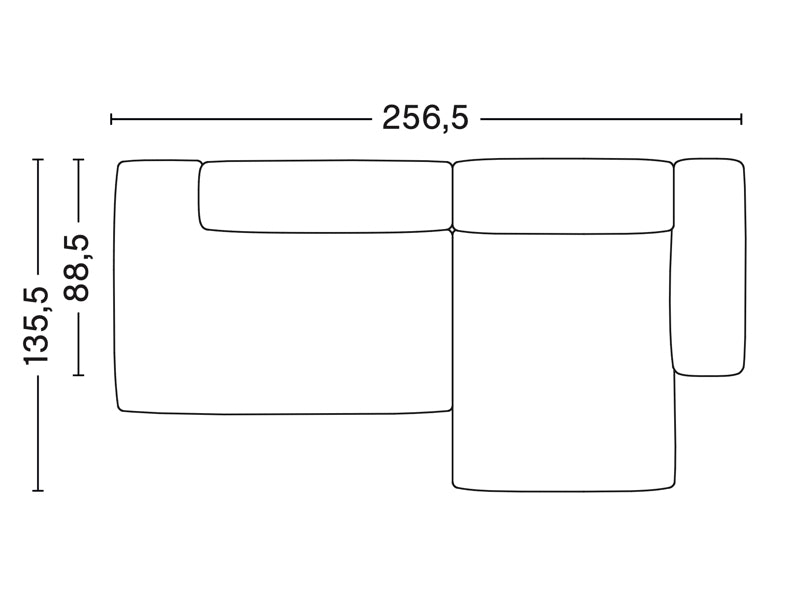 MAGS SOFT LOW ARMREST 2,5 SEATER COMBINATION 3