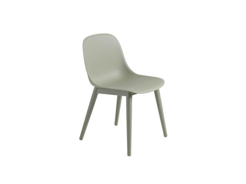 FIBER SIDE CHAIR WOOD BASE