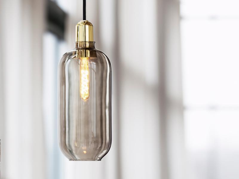 AMP LAMP LARGE BRASS