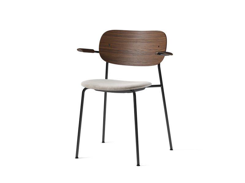 Co Chair With Armrest Seat Upholstered Steel Base MENU-1165001