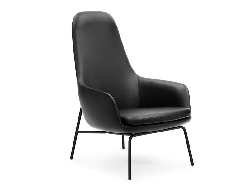 ERA LOUNGE CHAIR HIGH STEEL BASE