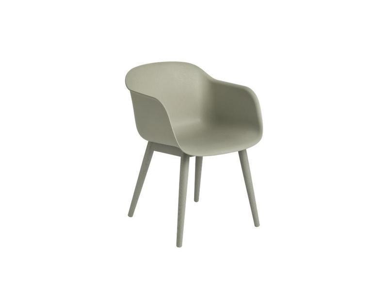 FIBER ARMCHAIR WOOD BASE - AUSSTELLUNGSSTÜCK