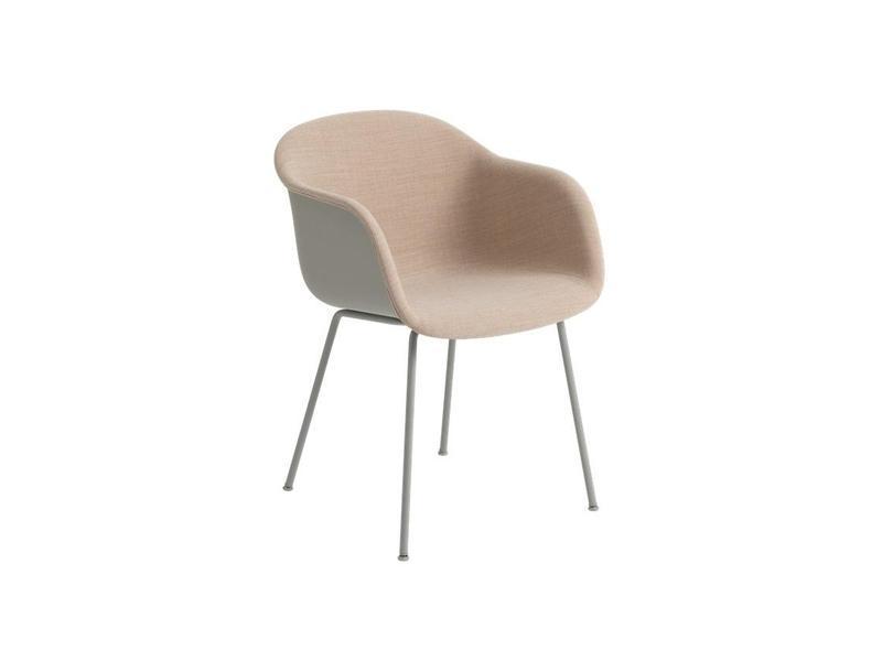 FIBER ARMCHAIR TUBE BASE FRONT UPHOLSTERY
