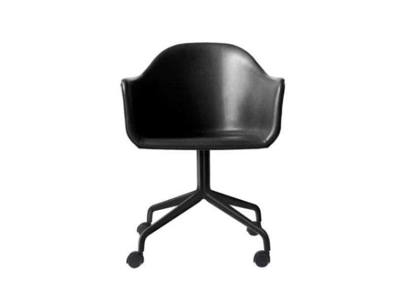 Harbour Dining Chair Star Base With Casters Full Upholstery MENU-939100