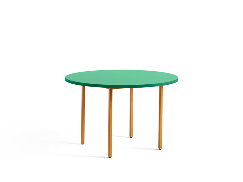 TWO-COLOUR ROUND TABLE