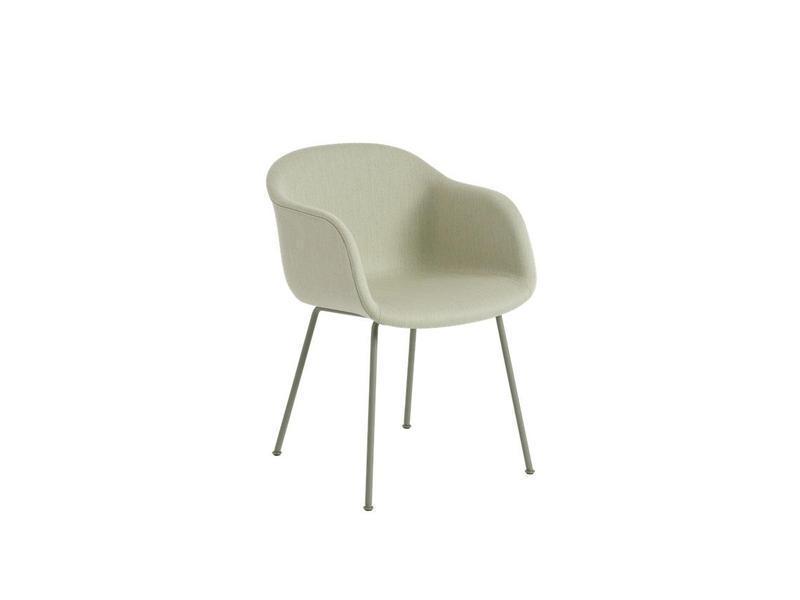 FIBER ARMCHAIR TUBE BASE FULL UPHOLSTERY