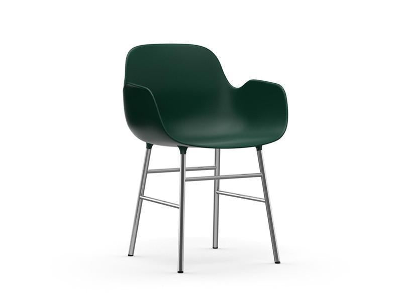 FORM ARMCHAIR STEEL BASE