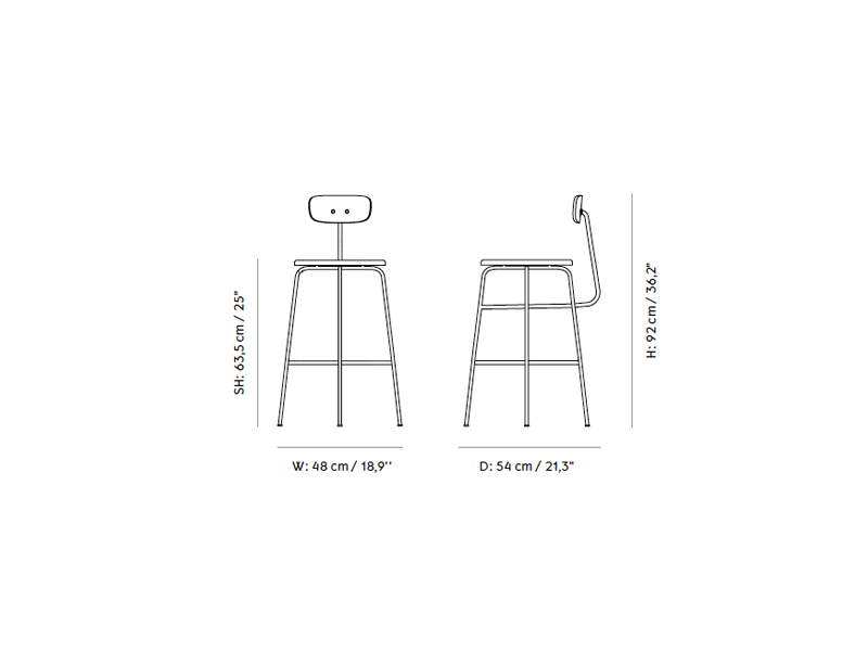 Afteroom Bar/Counter Chair Seat Upholstery MENU-9410001