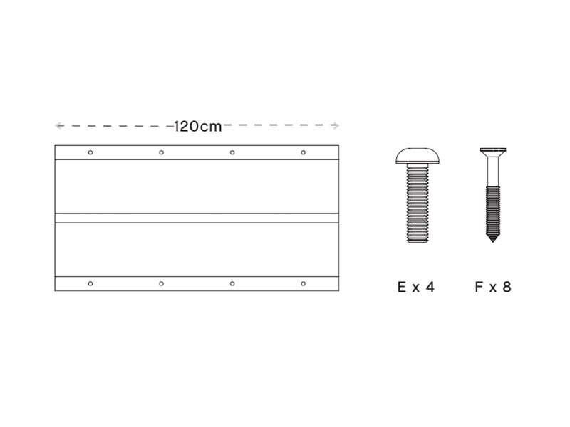 LOOP STAND TABLE SUPPORT