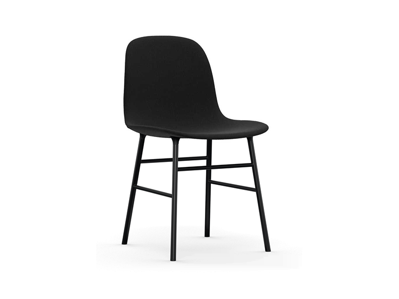 FORM CHAIR STEEL BASE FULL UPHOLSTERY
