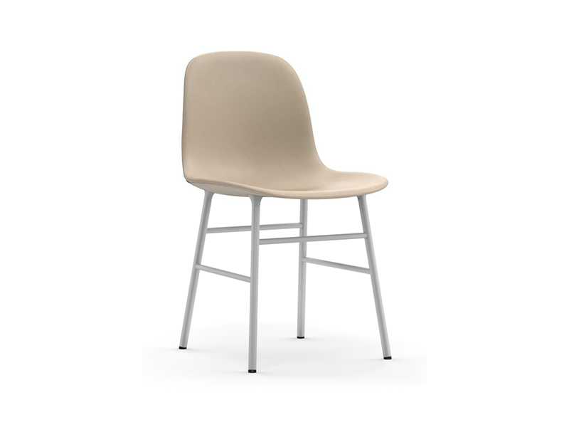 FORM CHAIR STEEL BASE FULL UPHOLSTERY