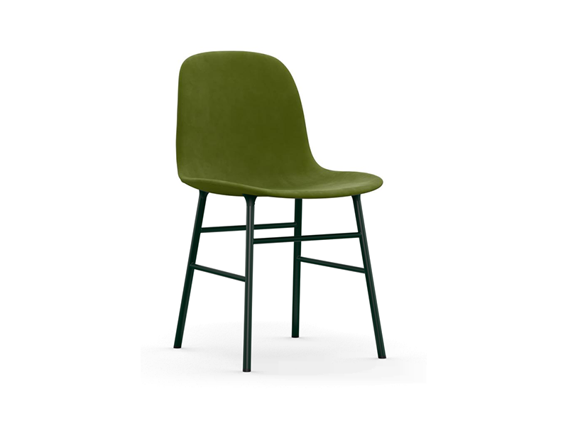 FORM CHAIR STEEL BASE FULL UPHOLSTERY