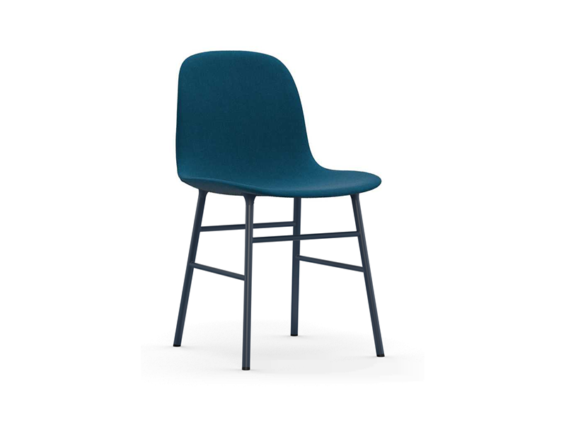 FORM CHAIR STEEL BASE FULL UPHOLSTERY