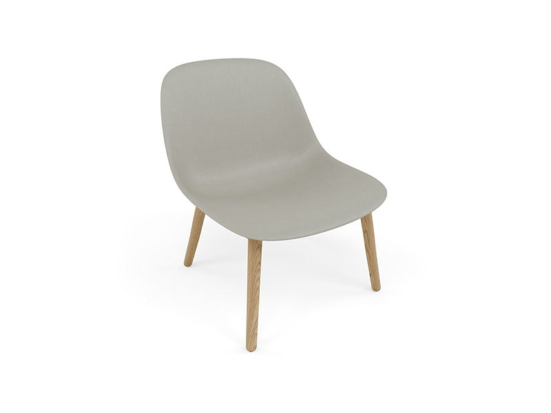 FIBER LOUNGE CHAIR WOOD BASE