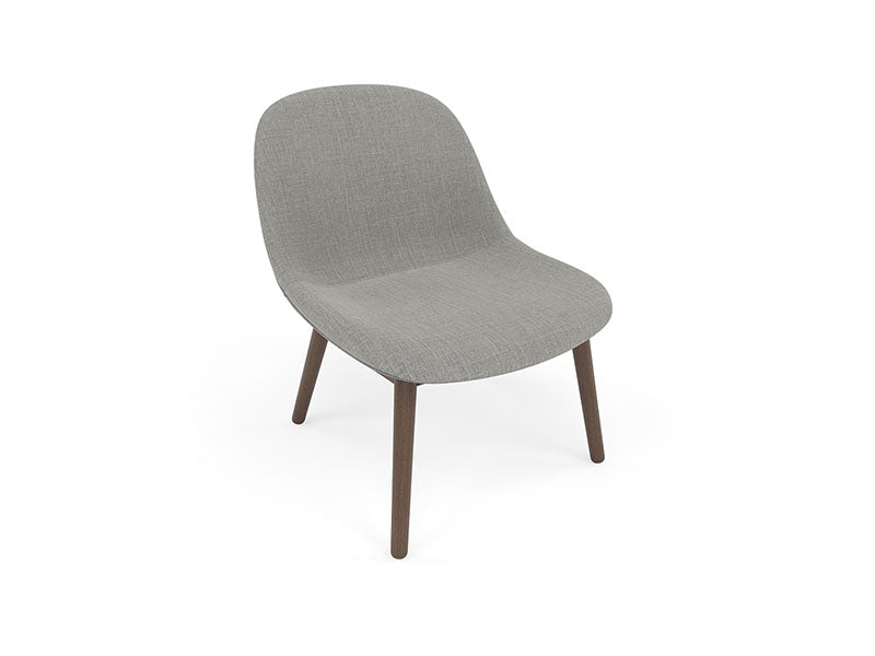 FIBER LOUNGE CHAIR WOOD BASE FULL UPHOLSTERY
