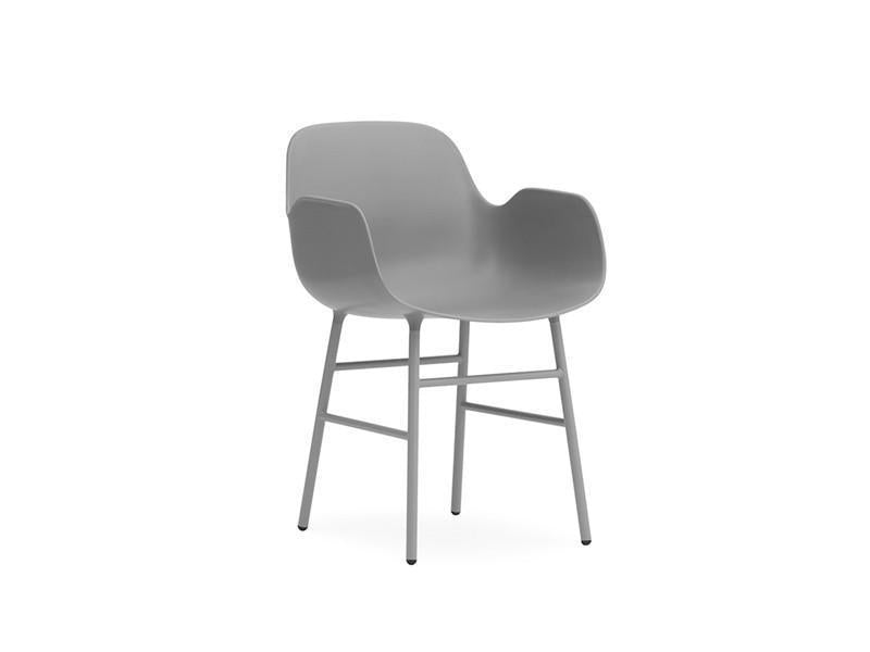 FORM ARMCHAIR STEEL BASE