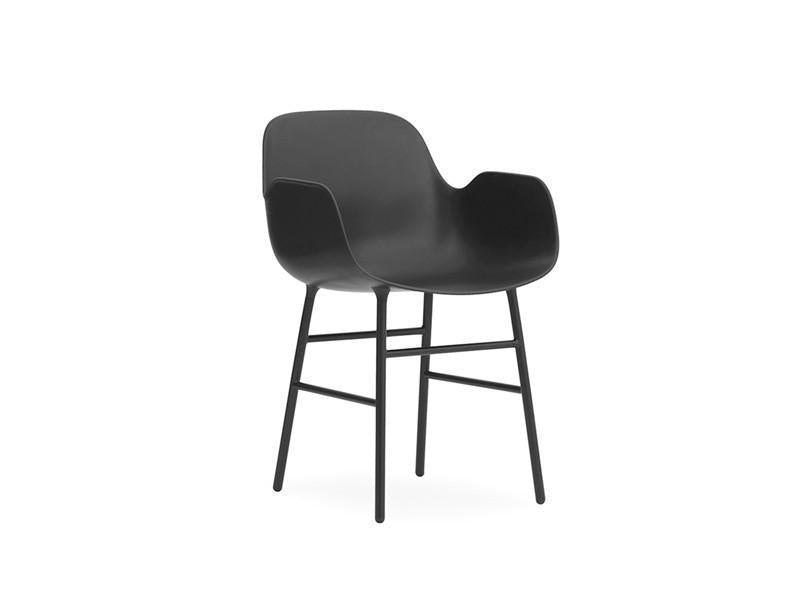 FORM ARMCHAIR STEEL BASE