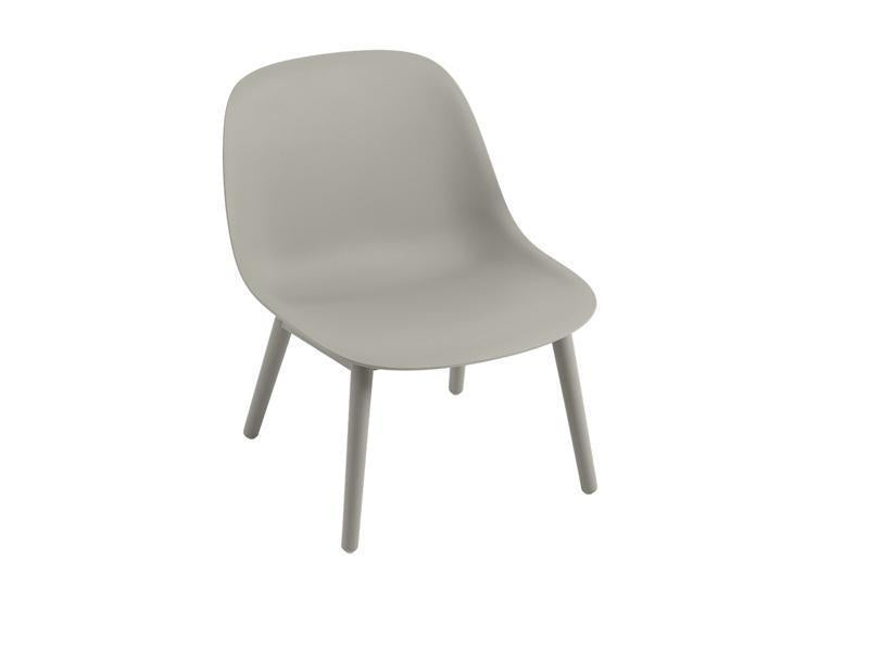FIBER LOUNGE CHAIR WOOD BASE