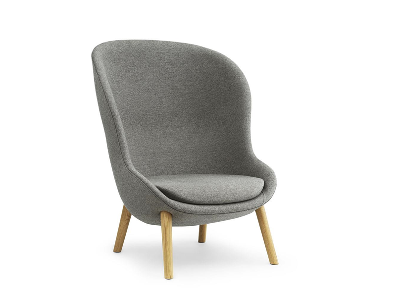 HYG LOUNGE CHAIR HIGH WOOD BASE