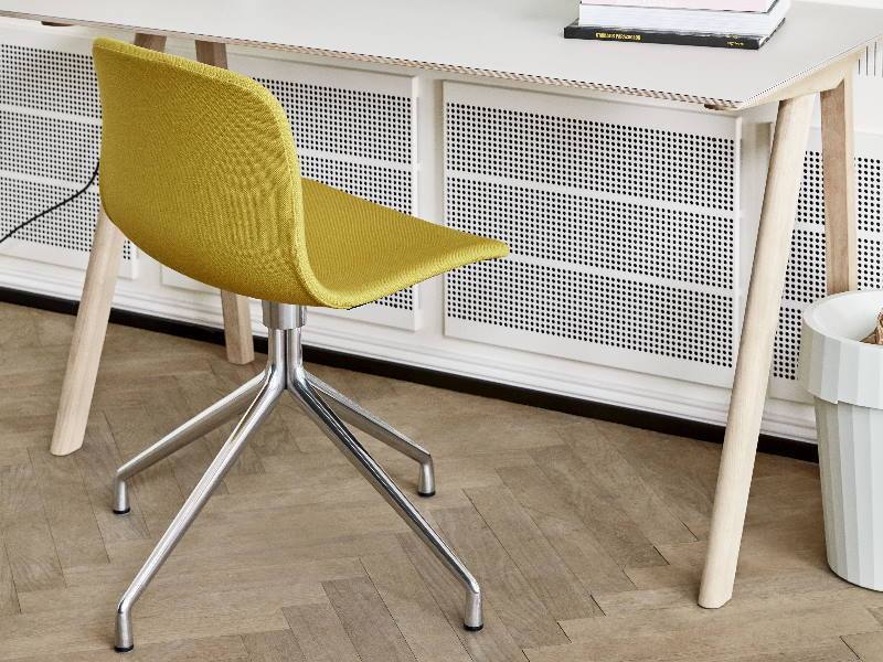 ABOUT A CHAIR - AAC 11 FULL UPHOLSTERY SIDE CHAIR SWIVEL BASE