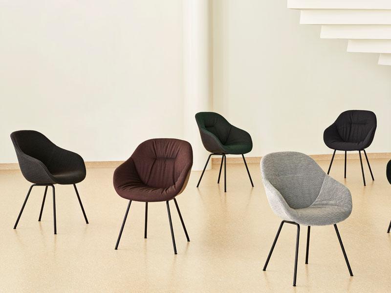 ABOUT A CHAIR - AAC 127 ARMCHAIR TUBE BASE