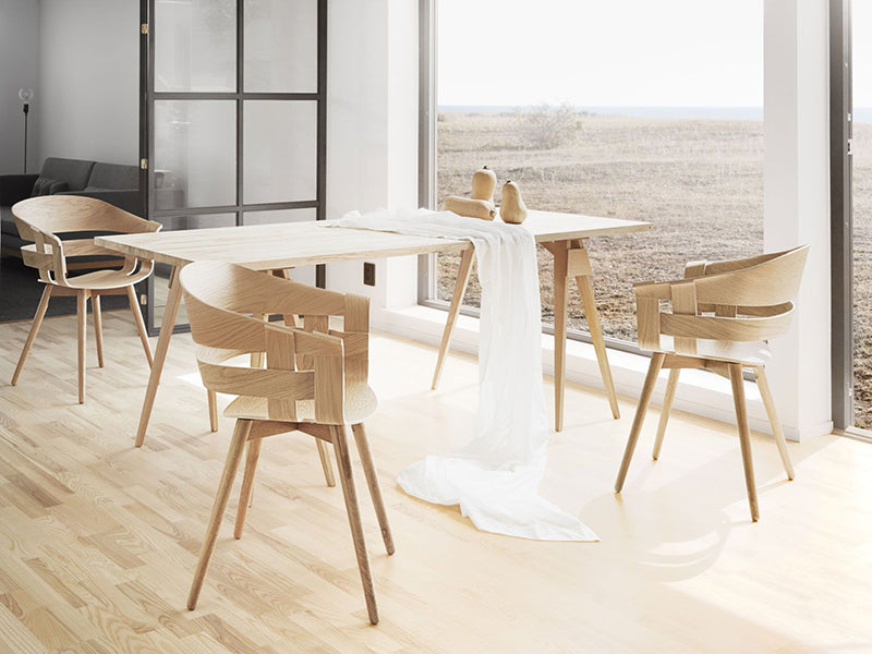 WICK CHAIR WOOD BASE