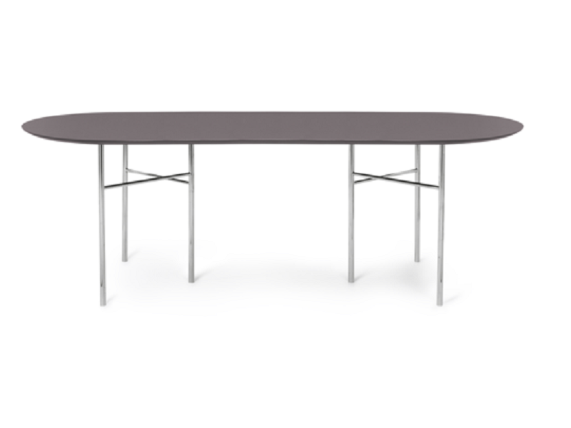 MINGLE TABLE TOP OVAL LINOLEUM
